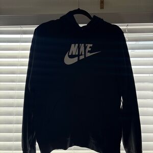 Nike Black and White Logo Hoodie